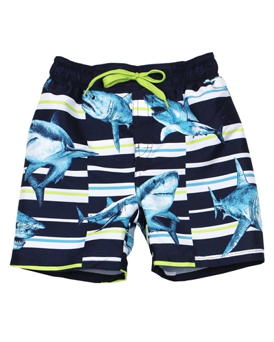 Boboli Boys Swim Shorts in Sharks Print