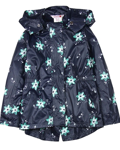 Boboli Girls Windbreaker Jacket in Floral Print