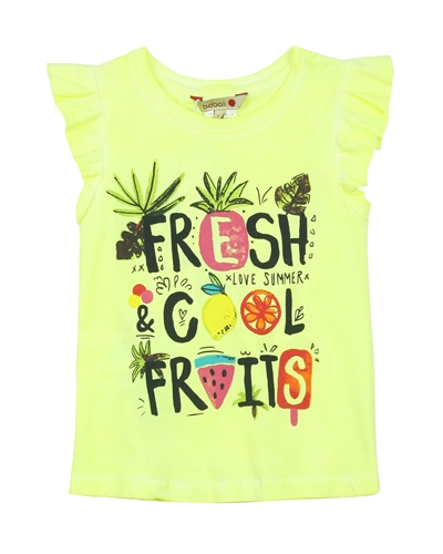 Boboli Girls T-shirt with Fruit Print