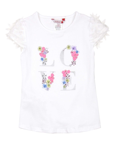 Boboli Girls T-shirt with Embellishment