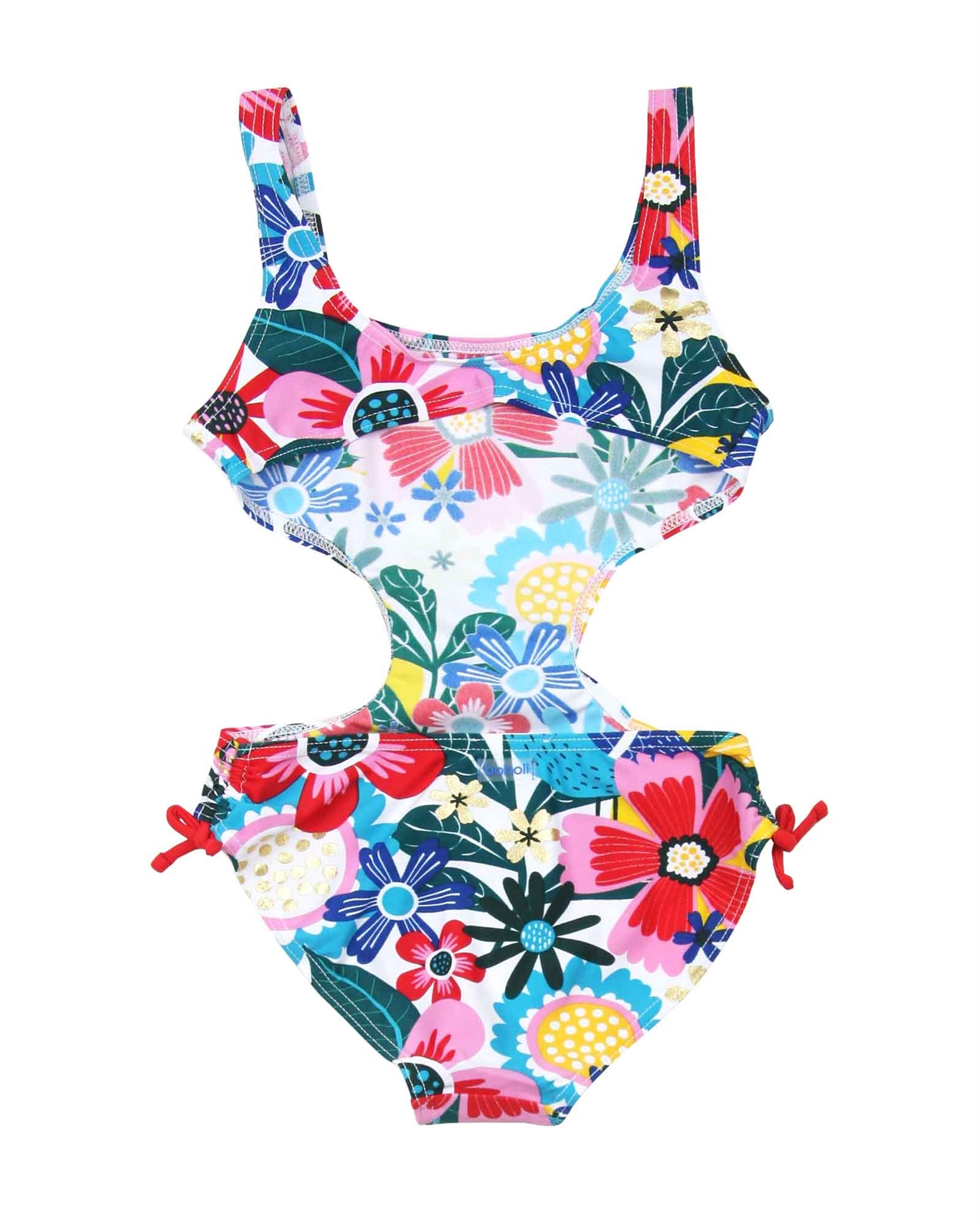 BOBOLI Girl's One-piece Swimsuit in Floral Print, Sizes 4-16 - Spring ...
