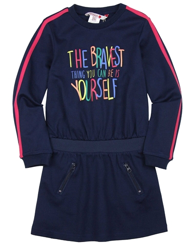 Boboli Ponte Dress with Print