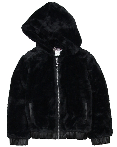 Boboli Faux Fur Bomber Jacket