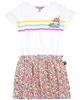 Boboli Girls Jersey Dress in Small Floral Print