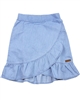 Boboli Girls Denim Skirt with Side Overlap