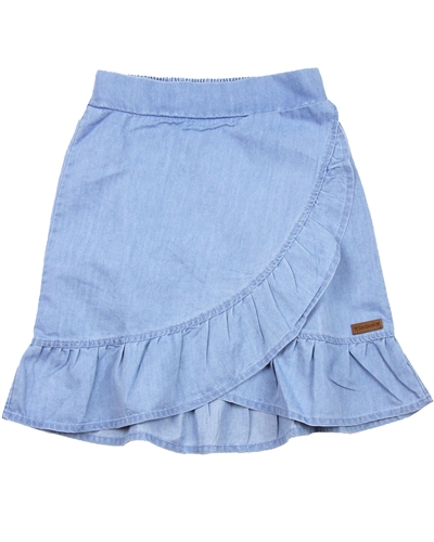 BOBOLI Girl's Denim Skirt with Side Overlap - Spring/Summer 2020 ...
