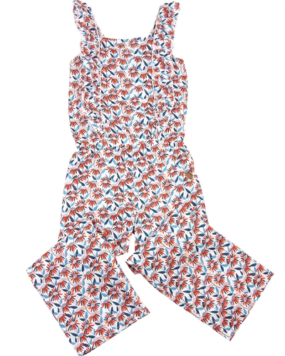 Boboli Girls Jumpsuit Floral Print