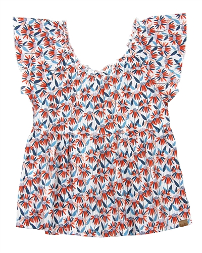 Boboli Girls Blouse in Floral Print