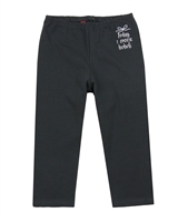 Boboli Girls Capri Leggings in Dark Grey