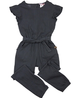 Boboli Girls Jumpsuit in Solid Grey