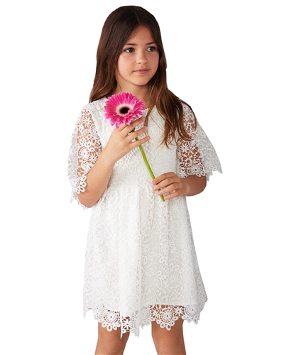 Boboli Girls Guipure Dress