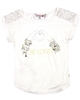 Boboli Girls T-shirt with Sequin Shoulder Top