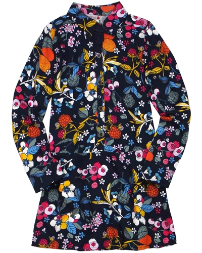 Boboli Girls Viscose Dress in Floral Print