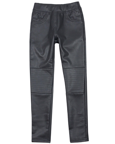 Boboli Girls Pleather Coated Pants
