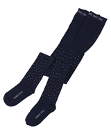 Boboli Girls Tights with Crystals in Navy