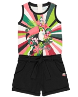 Boboli Girls Two-in-one Look Romper