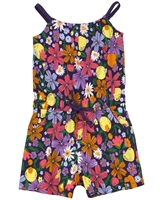 Boboli Girls Romper in Floral Print