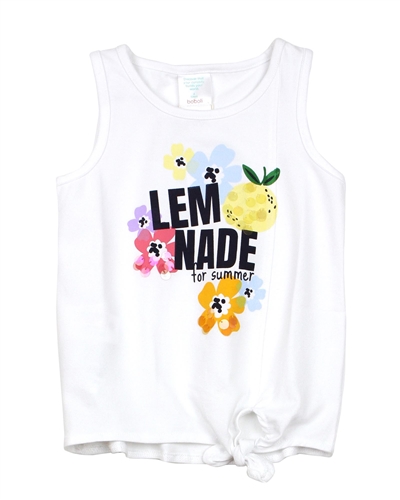 Boboli Girls Tank Top with Knot