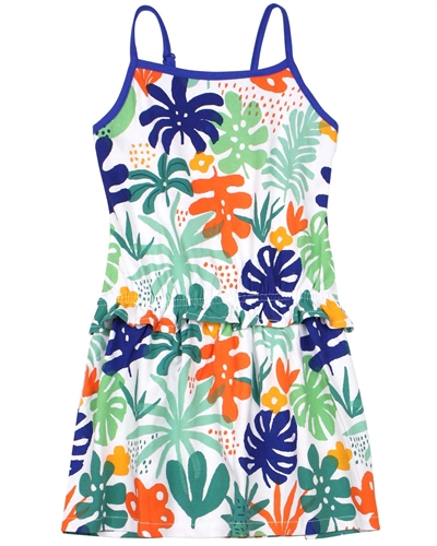 Boboli Girls Printed Jersey Beach Dress
