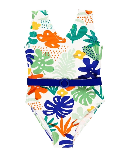 Boboli Girls One-piece Swimsuit with Belt