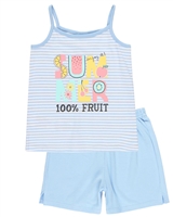 Boboli Girls Striped Tank and Shorts Pyjamas Set