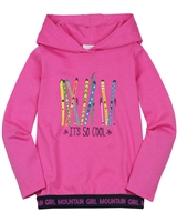 Boboli Girls Hooded T-shirt with Skies Print