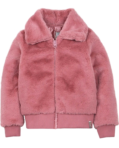 Boboli Girls Faux Fur Jacket