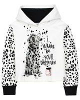 Boboli Girls Sweatshirt with Dalmatian Print