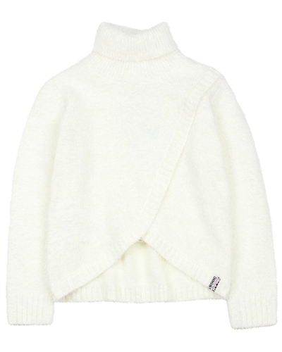 Boboli Girls Shag Knit Pullover
