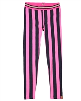 B.Nosy Striped Fleece Leggings