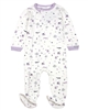 COCCOLI Baby Girls Zipper Footie in Forest Print