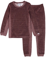 COCCOLI Girls' Velour Pyjamas Set in Rose