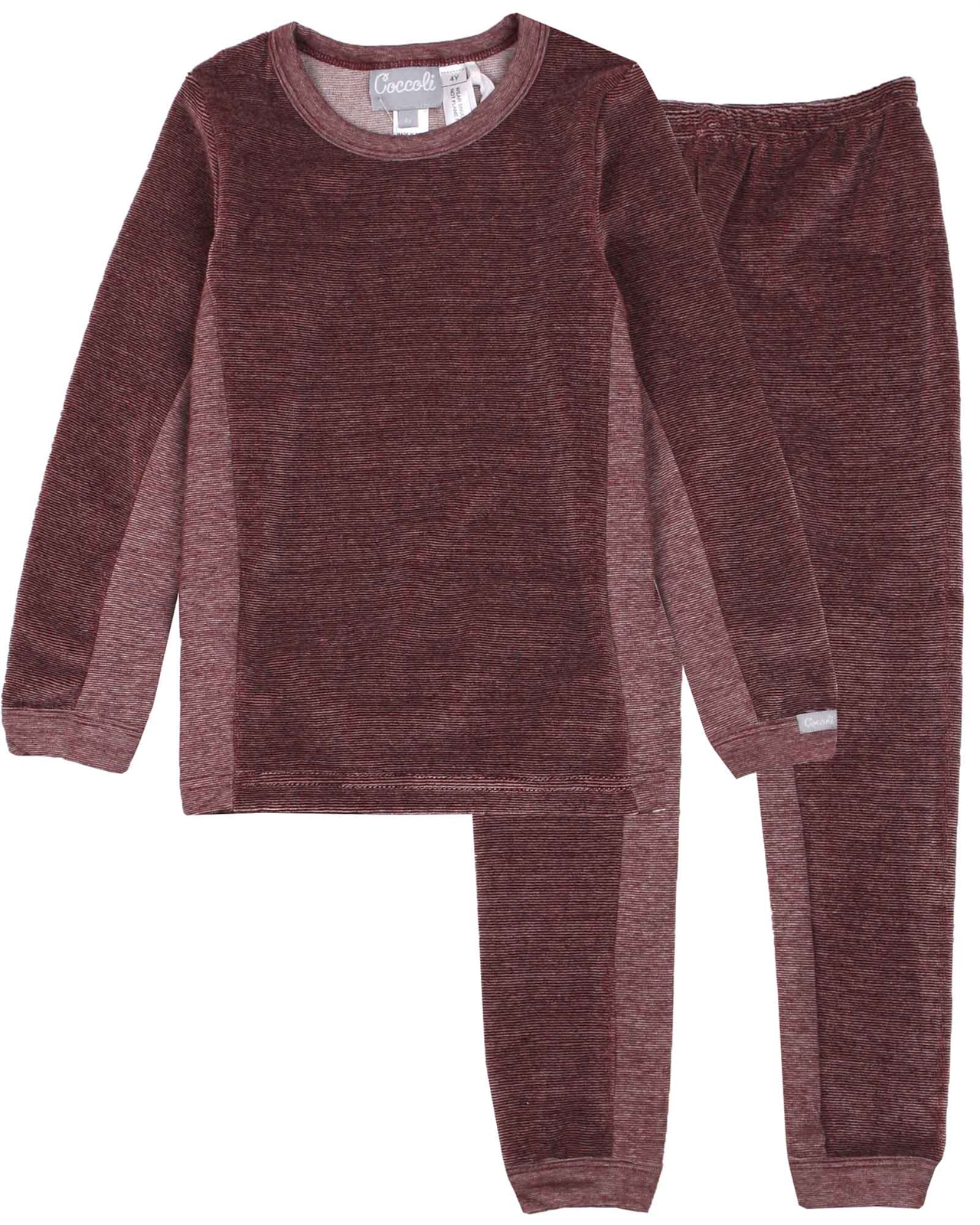 COCCOLI Girls' Velour Pyjamas Set in Rose - Coccoli Sleepwear - Coccoli ...