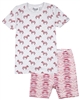 COCCOLI Girls Shorts Pyjamas Set in Zebra Print
