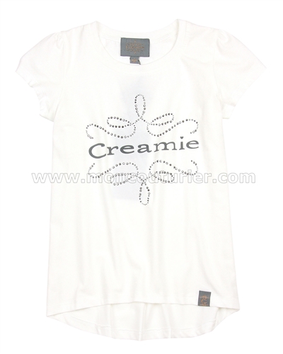 Creamie Girls Logo T-shirt White