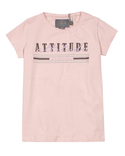 Creamie Girl's Short Sleeve T-shirt with Print
