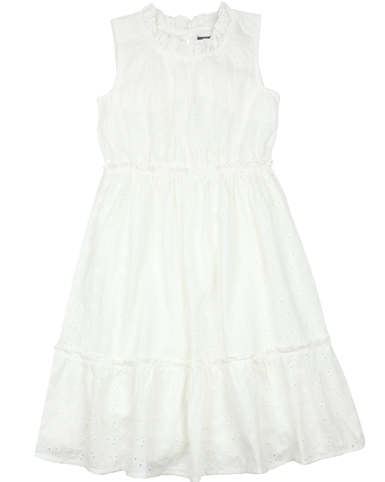 Creamie Girl's Embroidered Mock-neck Dress - Creamie - Creamie Spring ...