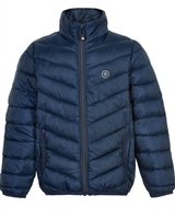COLOR KIDS Boys' Transitional Quilted Jacket in Navy