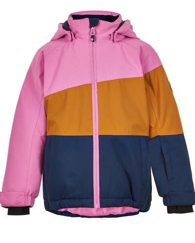 COLOR KIDS Boys' Colour-block Ski Jacket in Pink