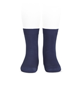 CONDOR Boys' Basic Short Socks in Navy