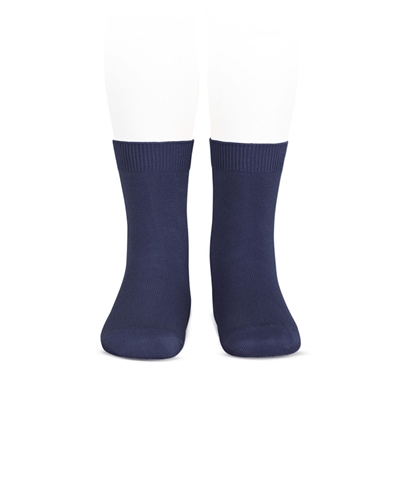 CONDOR Boys' Basic Short Socks in Navy