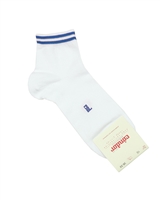 CONDOR Boys' Ankle Sport Socks with Blue Stripes