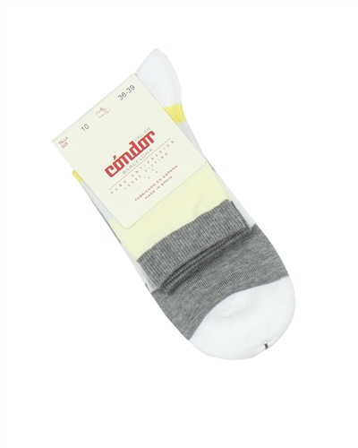 CONDOR Boys' Colourful Striped Ankle Socks