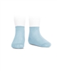 CONDOR Girls' Basic Ankle Socks in Light Turquoise
