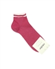 CONDOR Girls' Shiny Ankle Socks in Red