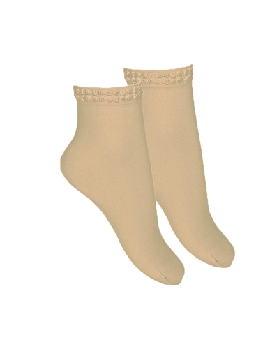 CONDOR Girls' Condorel.la Short Socks in Nude