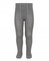 CONDOR Girls' Basic Rib Tights in Grey