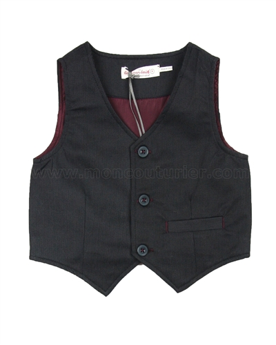 Deux par Deux Striped Vest Call Me Mister