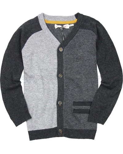 Deux par Deux Gray Knit Cardigan Maestro!