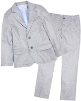 Deux par Deux Gray Jacket and Pants Cool Class